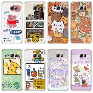 Samsung Galaxy note 4 5 8 เคส TPU นิ่ม ซิลิโคน ป้องกัน เคสโทรศัพท์