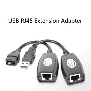 สายเคเบิ้ลอะแดปเตอร์ Usb 2 . 0 Male &amp; Female Cat 5 / 5e / 6 Rj 45 Lan เครือข่ายอินเตอร์เน็ต