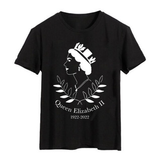 เสื้อยืด Queen Elizabeth II Remember the Queen Print Graphic T-Shirt