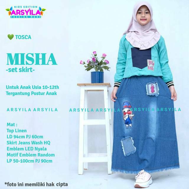 MISHA SET SKIRT KIDS
