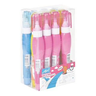 เอลเฟ่น ปากกาลบคำผิด 4 มล. #MARE แพ็ค 12 ด้าม คละสี ELFEN Correction Pen 4 ml. #MARE Pack 12 assorted colors.