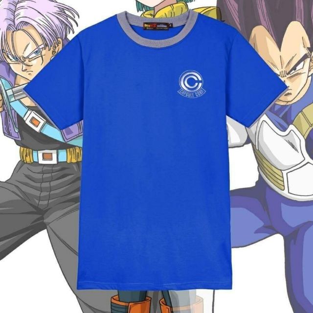 เสื้อดราก้อนบอล(Dragonball) ลิขสิทธิ์แท้​ ​ % ลายCapsule Corp.​ สินค้า​ใหม่​มือหนึ่ง​