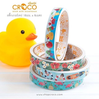 CROCO สติ๊กเกอร์เทป beach collection (PSK1505)