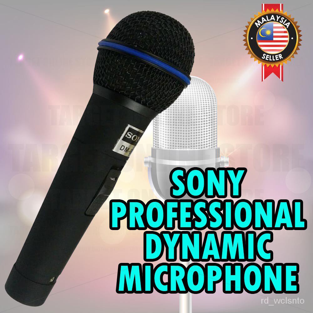 w3Eq Sony Professional Dynamic Microphone for VocalKaraokeMikrofon