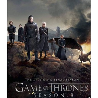 DVD มหาศึกชิงบัลลังก์ Game of Thrones ซีซั่น 8 : 2019 #ซีรีส์ฝรั่ง (ดูพากย์ไทยได้-ซับไทยได้)