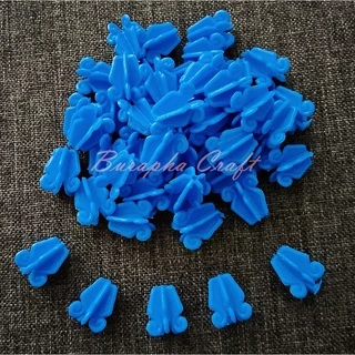 ดอกรักพลาสติก100ดอก / ขั้วดอกรัก10กรัม(300ชิ้น++) ทำพวงมาลัย พานพุ่ม บายศรี ขนาดดอกมาตรฐาน