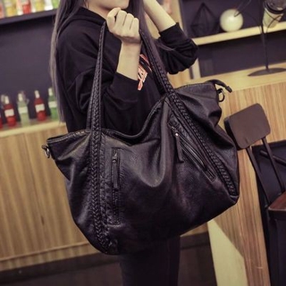 Genuine Leather Sheepskin Soft Leather Bag 2020 European Simple Woven Tote YkWZ