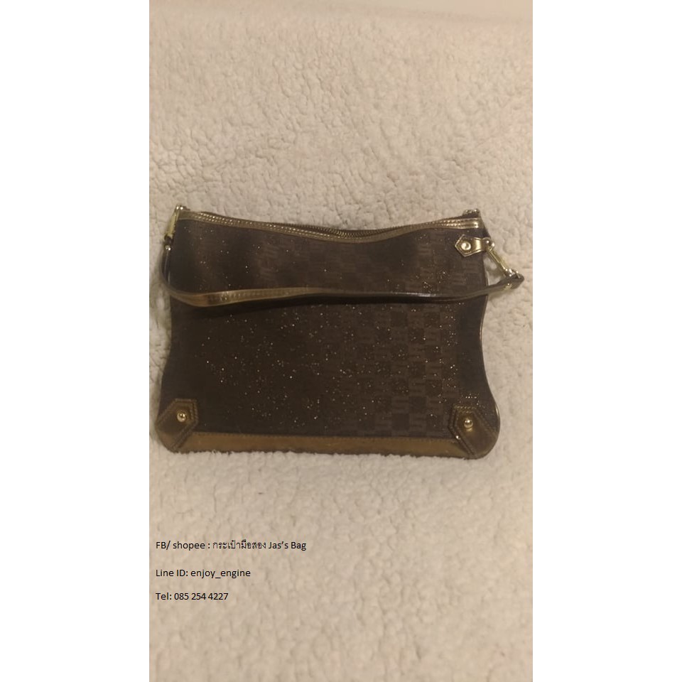 กระเป๋า Sisley  แท้ คล้องไหล่ pouch bag  (used)
