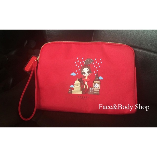 กระเป๋า SHISEDO Radley London Cosmetic Red Bag Pouct By Radley 2019
