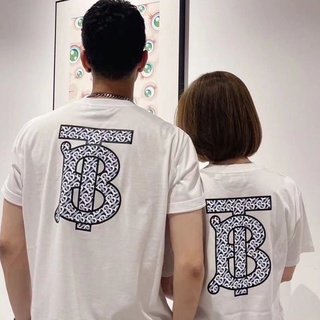 เสื้อยืด BURBERRY [NEW] Unisex ใส่ไปได้ทุกที่ทุกเวลา ใครไม่มีพลาด [Limited Edition]