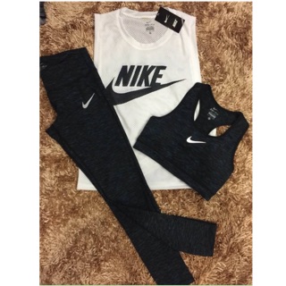 Set Sportbar Nike 3 ชิ้น Shirt + Set Sportbar