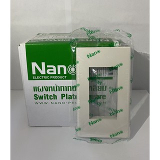 403.แผงหน้ากากขอบเหลี่ยม3 ช่อง Nano 400-3