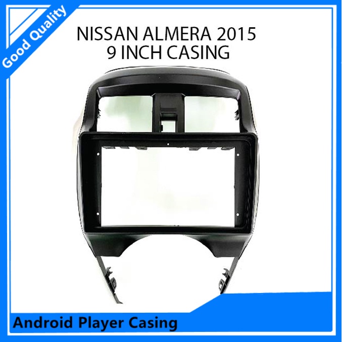 Ezframe เคสเครื่องเล่น MP5 นําทาง RHD Android 9 นิ้ว สําหรับ Nissan Almera 2015
