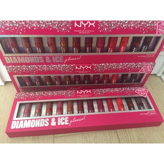 NYX PROFESSIONAL MAKE UP DIAMONDS &amp; ICE please 12 แท่ง(13.g)