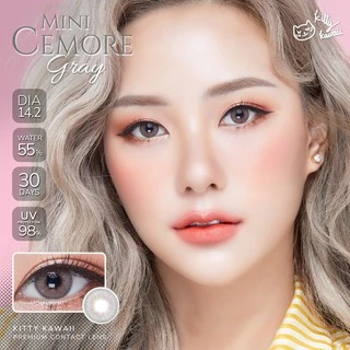 คอนแทคเลนส์🌈Mini Cemore🌈 Brown/Gray (Kitty Kawaii) ขนาดมินิ💖ขายดี🍭
