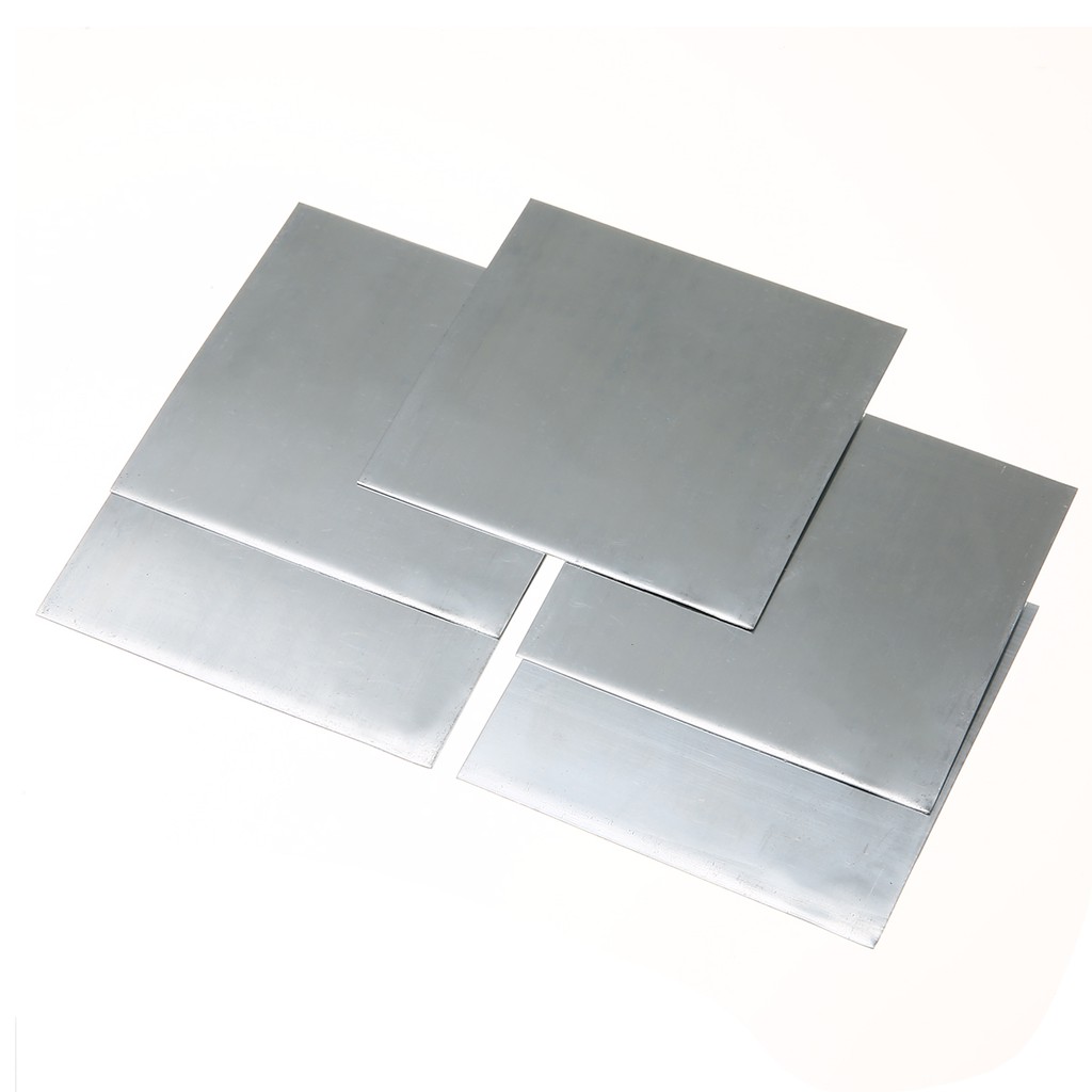 tocawe 5pcs NEW Pure Zinc Zn Sheet Plate Metal Foil 100mm*100mm*0.5mm TPX5 Shopee Thailand