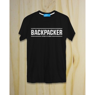 เสื้อยืด Backpacker สีดำ แบรนด์ VERz x DONt