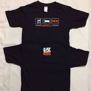 เสื้อยืดผ้าฝ้าย Eat Sleep Ride Repeat (ESP1107)