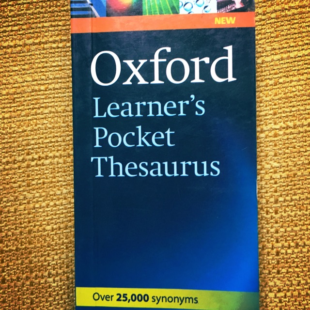 Oxford Learner’s Pocket Thesaurus