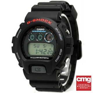 CASIO G-Shock สายเรซิ่นสีดำ รุ่น DW-6900-1VZ "ประกันศูนย์ CMG"