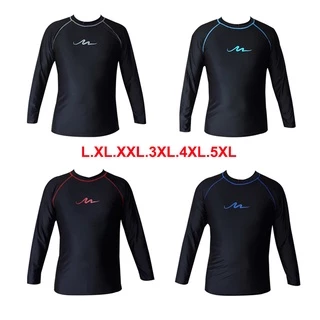 เสื้อว่ายน้ำผู้ชาย เสื้อว่ายน้ำแขนยาวกันแดด เนื้อผ้าดีมีซับใน รหัส M03