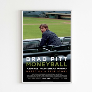 MONEYBALL  Poster โปสเตอร์ภาพขนาด 33X48 cm