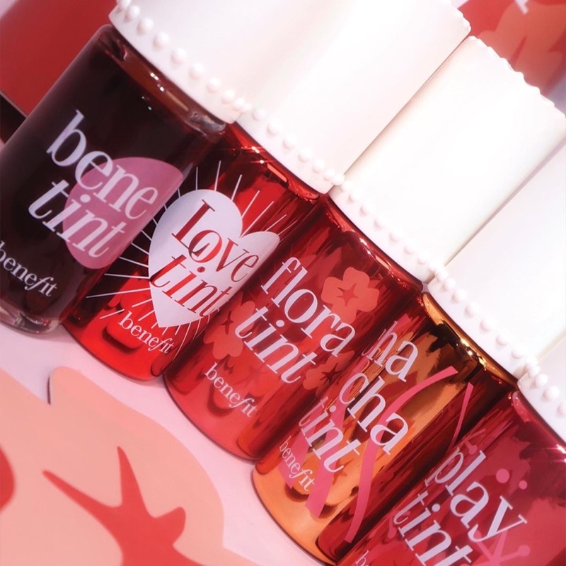 Benefit cosmeics Benetint,Love tint,Chacha tint,Playtint,Floratint