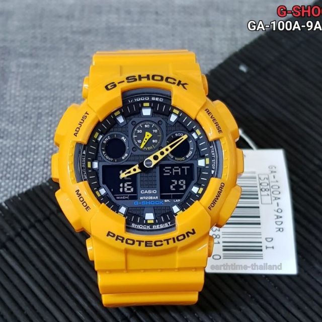 G-Shock GA-100A-9A เหลือง Bubble bee