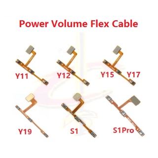 ปุ่มปรับระดับเสียงเปิดปิด สําหรับ Vivo Y11 Y12 Y15 Y17 Y19 Y20 Y20i Y11S Y12S Y12A Y12i S1 Pro