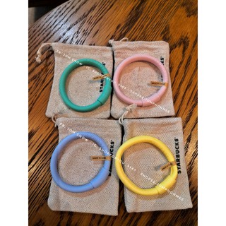 2020 Starbucks Thailand + Lexngo straw bracelet reusable with pouch