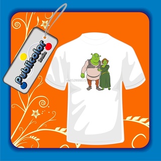 เสื้อยืดครอปใหม่ เสื้อยืด ผ้าฝ้าย 100% พิมพ์ลาย Shrek 6 by publicoloritalia สําหรับผู้ชาย และผู้หญิงS-5XL