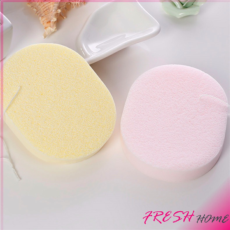 ฟองน้ำทำความสะอาดใบหน้า ฟองน้ำเช็ดหน้า พร้อมส่งในไทย  face wash sponge - รูปที่ 3