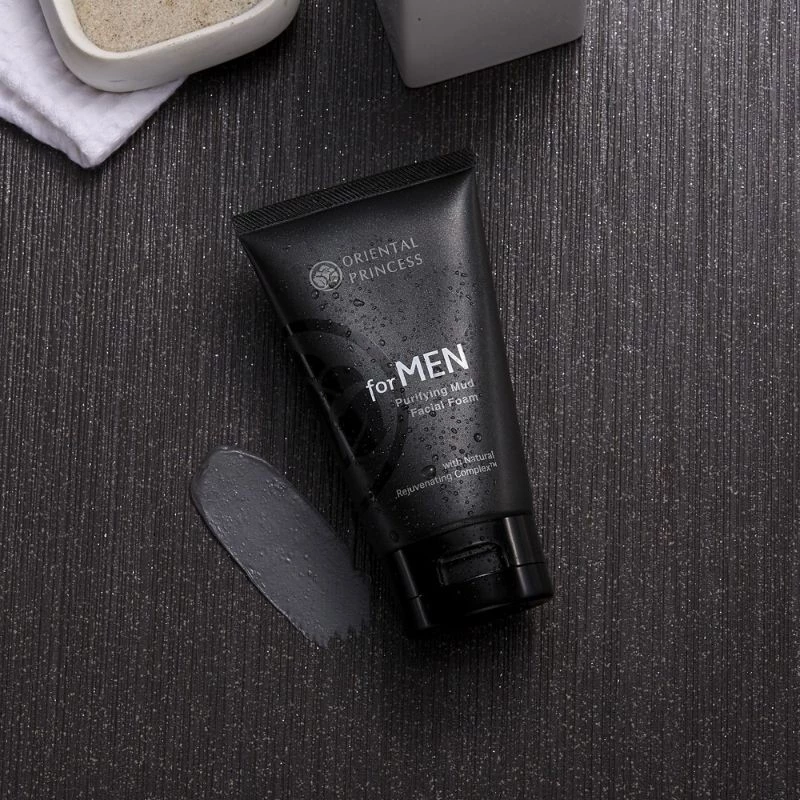 Oriental Princess for Men Purifying Mud Facial Foam 100g โฟมล้างหน้าผู้ชาย
