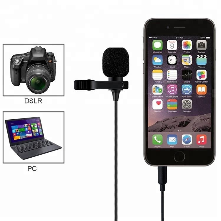 ไมค์ไลฟ์สด รุ่น U-1(หัวแจ็ค 3.5mm) สำหรับหนีบปกเสื้อ เหมาะสำหรับใช้งาน ไลฟ์สด/ทำคลิป