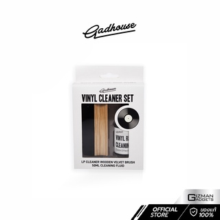 Gadhouse Vinyl Cleaner Set อุปกรณ์ทำความสะอาดแผ่นเสียง แปรงกำมะหยี่ + น้ำยาทำความสะอาด 50 มล.