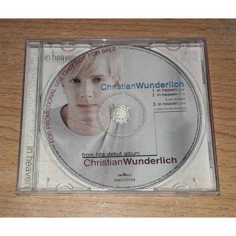 Christian Wunderlich ซีดี Promo CD Single In Heaven