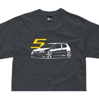 เสื้อผ้าผชเสื้อยืดแขนสั้นลําลอง คอกลม พิมพ์ลาย Golf 5 VW GTI VR6 Turbo พลัสไซซ์ คุณภาพสูง แฟชั่นฤดูร้อน สําหรับผู้ชายS-5