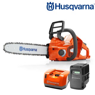 Husqvarna เลื่อยโซ่แบตเตอรี่ 536LiXP บาร์ 11.5 นิ้ว รวมแบตเตอรี่และแท่นชาร์จ (966 72 91-12)