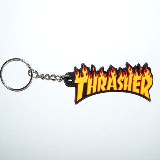 พวงกุญแจยาง Thrasher เทรชเชอร์