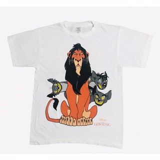 เสื้อการ์ตูนวินเทจ THE LION KING 90’ Size “ L / XL ผ้าฟอกเก่า ผ้านุ่มใส่สบาย โปรดระบุไซร้ด้วยน่ะครับ