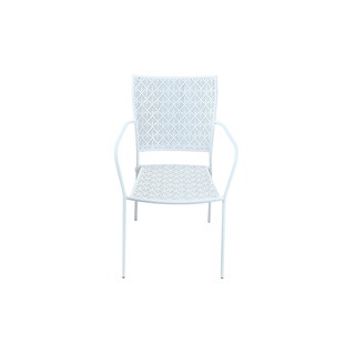 เก้าอี้สนามเหล็ก FERORA WHITE | SPRING | CF-MC-A001.P เก้าอี้สนาม เฟอร์นิเจอร์นอกบ้าน สวนและอุปกรณ์นอกบ้าน เก้าอี้สนามเห