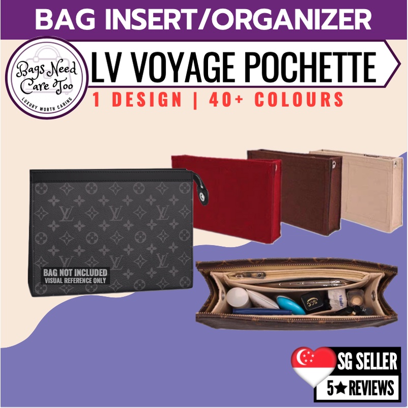LV pochette voyage bag ใส่กระเป๋าด้านใน organiser bag organizer