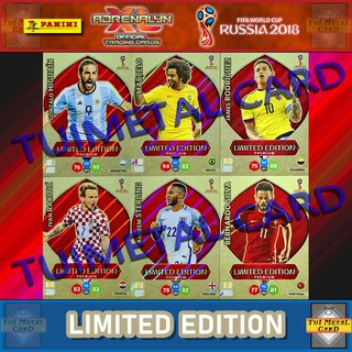 PANINI FIFA WORLD CUP RUSSIA 2018: PREMIUM LIMITED EDITION การ์ดสะสมฟุตบอล Football Trading Card