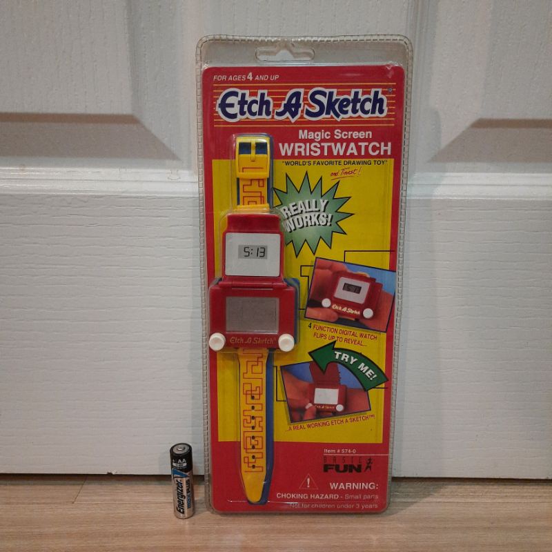 💥Etch A Sketch Magic Screen Wrist Watch💥 งานเก่าปี1995