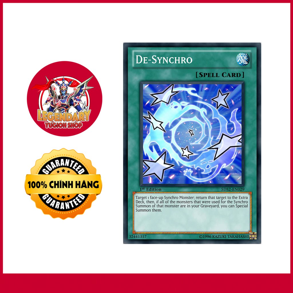 [การ์ด Yugioh ดั้งเดิม] De-Synchro