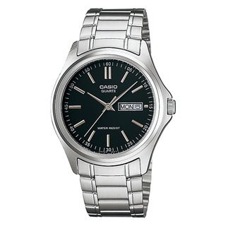 Casio นาฬิกาข้อมือ - รุ่น MTP-1239D-1A/MTP-1239D-7A Silver/Black