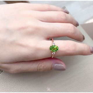 แหวนพลอยแท้ Peridot by Jewelryholics