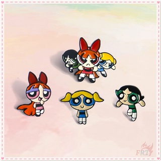 ★ เข็มกลัด รูปการ์ตูน The Powerpuff Girls:Blossom Bubbles Buttercup 02 สําหรับเด็ก ★ เข็มกลัดแฟชั่น Doodle Enamel Pins สําหรับติดกระเป๋าเป้สะพายหลัง 1 ชิ้น