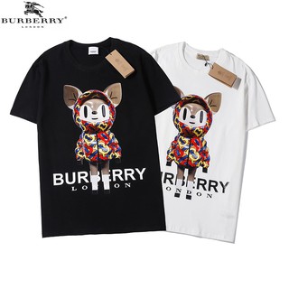 เสื้อยืดพรีเมี่ยม พิมพ์ลาย Burberry LADY นําเข้าจากฮ่องกง สําหรับผู้หญิง