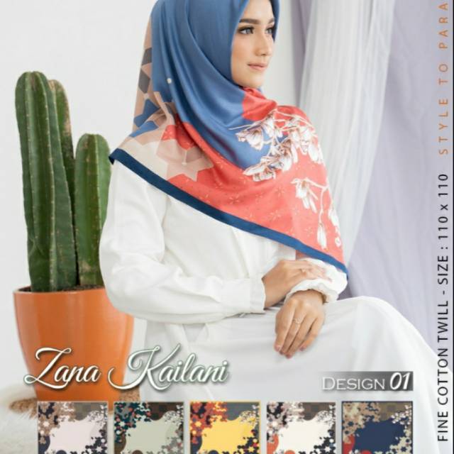สี่เหลี่ยม Zana kailani โดยผ้าพันคอ adabia